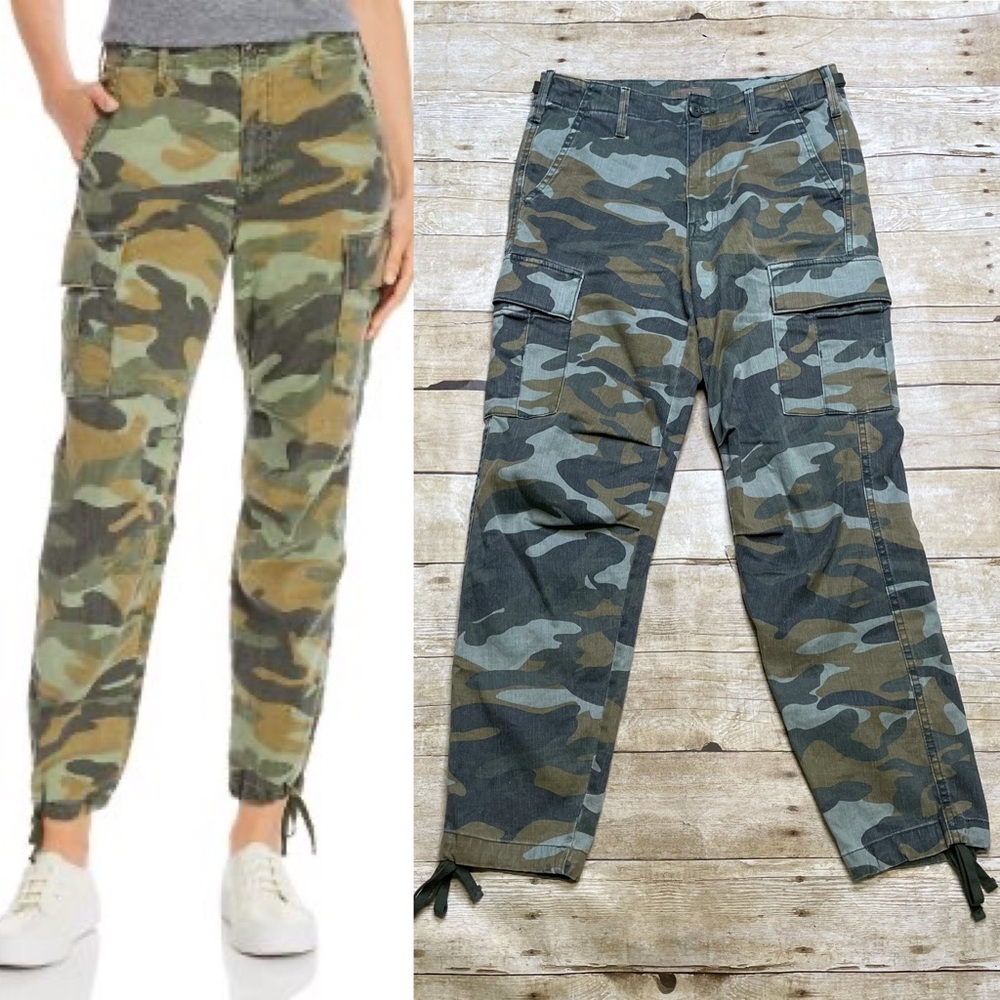 MOTHER Sir, Yes Sir Finding Strength Camouflage Cargo Pants